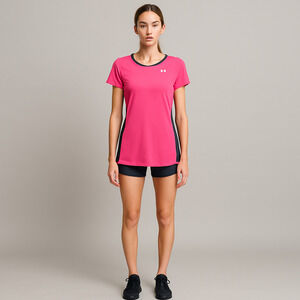 Under Armour Heat Gear Striped Top Medium